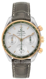 Omega Speedmaster Chronograph 38Mm Srebrny/Skóra Ø38 mm 324.23.38.50.02.001