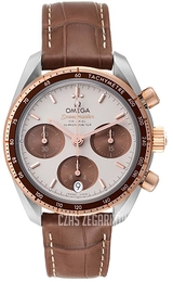 Omega Speedmaster Chronograph 38Mm Kremowy/Skóra Ø38 mm 324.23.38.50.02.002