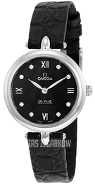 Omega De Ville Prestige Quartz 27.4mm Czarny/Skóra Ø27.4 mm 424.13.27.60.51.001
