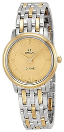 Omega De Ville Prestige Quartz 27.4mm Żółte złoto/18 karatowe żółte złoto Ø27.4 mm 424.20.27.60.08.001