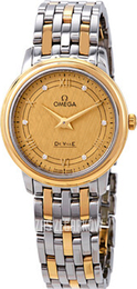 Omega De Ville Prestige Żółte złoto/18 karatowe żółte złoto Ø27.4 mm 424.20.27.60.58.004