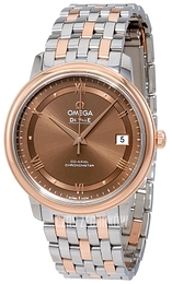 Omega De Ville Prestige Co-Axial 36.8mm Brązowy/18 karatowe różowe złoto Ø36.8 mm 424.20.37.20.13.001