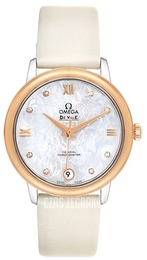 Omega De Ville Prestige Co-Axial 32.7mm Biały/Skóra Ø32.7 mm 424.22.33.20.55.001