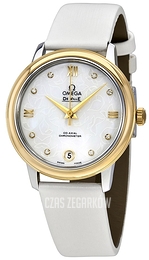 Omega De Ville Prestige Co-Axial 32.7mm Biały/Skóra Ø32.7 mm 424.22.33.20.55.002