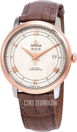 Omega De Ville Prestige Srebrny/Skóra Ø39.5 mm 424.23.40.20.02.003