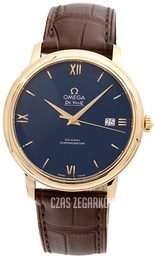 Omega De Ville Prestige Co-Axial 39.5mm Niebieski/Skóra Ø39.5 mm 424.53.40.20.03.001