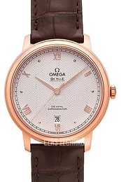 Omega De Ville Prestige Srebrny/Skóra Ø39.5 mm 424.53.40.20.99.001