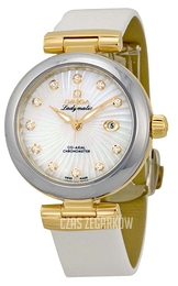 Omega De Ville Ladymatic Co-Axial 34mm Biały/Skóra Ø34 mm 425.22.34.20.55.002