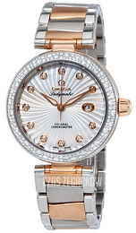 Omega De Ville Ladymatic Co-Axial 34mm Biały/Stal w kolorze różowego złota Ø34 mm 425.25.34.20.55.001