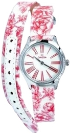 Omega De Ville Mini Tresor Biały/Skóra Ø26 mm 428.17.26.60.04.003