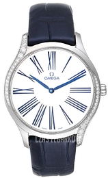 Omega De Ville Tresor Biały/Skóra Ø39 mm 428.18.39.60.04.001