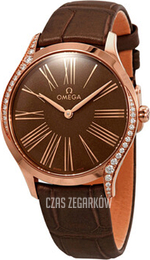 Omega De Ville Tresor Brązowy/Skóra Ø36 mm 428.58.36.60.13.001