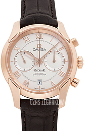 Omega De Ville Co-Axial Chronograph 42mm Srebrny/Skóra Ø42 mm 431.53.42.51.02.001