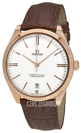 Omega De Ville Tresor Master Co-Axial 40mm Biały/Skóra Ø40 mm 432.53.40.21.04.001