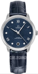 Omega De Ville Prestige Niebieski/Skóra Ø34 mm 434.13.34.20.53.002