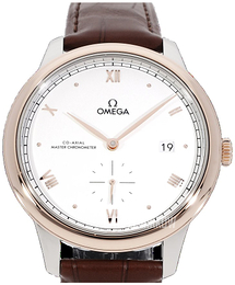 Omega De Ville Prestige Srebrny/Skóra Ø41 mm 434.23.41.20.02.001