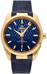 Omega Seamaster Aqua Terra 150M Niebieski/Skóra Ø38 mm 522.53.38.20.03.001