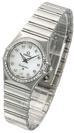 Omega Constellation 22.5 mm Biały/Stal Ø25.5 mm 111.15.26.60.55.001