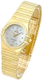 Omega Constellation 22.5 mm Biały/18 karatowe żółte złoto Ø25 mm 1177.75.00