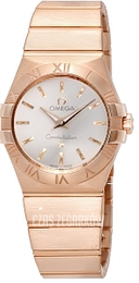 Omega Constellation Polished Quartz Srebrny/18 karatowe różowe złoto Ø24 mm 123.50.24.60.02.003