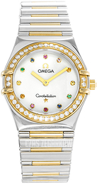 Omega Constellation Iris My Choice Biały/18 karatowe żółte złoto Ø25 mm 1376.79.00