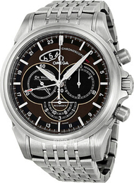 Omega De Ville Czarny/Stal Ø44 mm 422.10.44.52.13.001