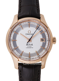 Omega De Ville Hour Vision Co-Axial 41mm Srebrny/Skóra Ø41 mm 431.63.41.21.02.001