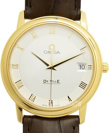 Omega De Ville Prestige Quartz Srebrny/Skóra Ø34 mm 4610.32.02