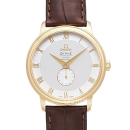 Omega De Ville Prestige Small Seconds Srebrny/Skóra Ø39 mm 4613.30.02