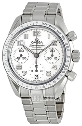 Omega Speedmaster Chronograph 38mm Biały/Stal Ø38 mm 324.30.38.40.04.001