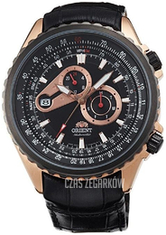 Orient Sporty Czarny/Skóra Ø46 mm FET0M002B0