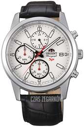 Orient Sporty Srebrny/Skóra Ø42 mm FKU00006W0