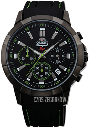 Orient Sporty Czarny/Guma Ø44 mm FKV00006B0