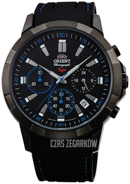Orient Sporty Czarny/Guma Ø44 mm FKV00007B0