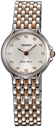 Orient Classic Biały/Stal w kolorze różowego złota Ø26 mm FQC0V003W0