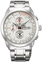 Orient Sporty Biały/Stal Ø42 mm FTD11001W0
