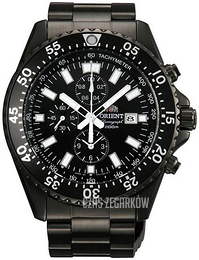 Orient Sporty Czarny/Stal Ø45 mm FTT11001B0