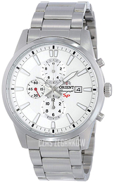 Orient Sp Biały/Stal Ø42 mm FTT12004W0