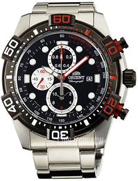 Orient Sporty Czarny/Stal Ø45 mm FTT16002B0