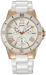 Orient Sporty Biały/Czeramiczna Ø38 mm FUT0F001W0