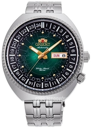 Orient Revival Worldmap Zielony/Stal Ø43.5 mm RA-AA0E02E19B