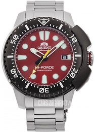 Orient M-Force Czerwony/Stal Ø47.3 mm RA-AC0L02R00B