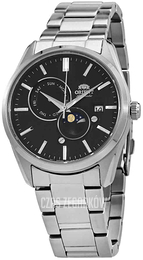 Orient Sun & Moon Czarny/Stal Ø42 mm RA-AK0307B10B