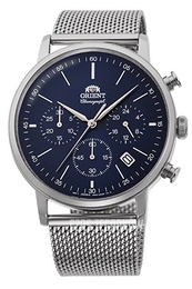 Orient Contemporary Niebieski/Stal Ø42.4 mm RA-KV0401L10B