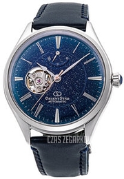 Orient Classic Semi Skeleton VALUE_UNKOWN Niebieski/Skóra Ø40.4 mm RE-AT0205L