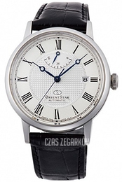 Orient Star Star Biały/Skóra Ø39 mm RE-AU0002S