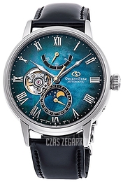 Orient Classic 70th Anniversary Niebieski/Skóra Ø41 mm RE-AY0111A