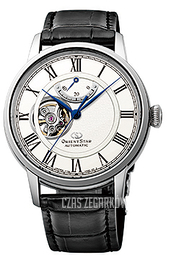 Orient Star Star Biały/Skóra Ø40 mm RE-HH0001S0