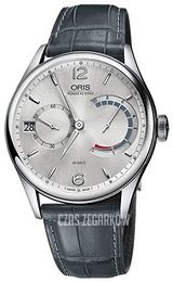 Oris Culture Srebrny/Skóra Ø43 mm 01 111 7700 4061-Set 1 23 71FC
