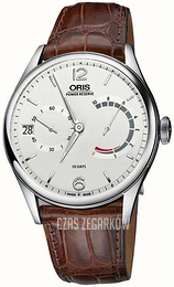 Oris Culture Srebrny/Skóra Ø43 mm 01 111 7700 4063-Set 1 23 83FC